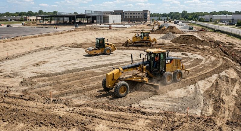 Parking Lot Excavation in Cypress, TX